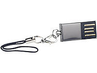 PConKey Slim USB-Speicherstick "wEe Black-Metal" 2 GB, wasserdicht