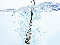 PConKey Slim USB-Speicherstick "wEe Black-Metal" 16 GB, wasserdicht