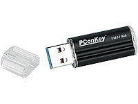 PConKey USB-3.0-Speicherstick UPD-316, 16 GB, Aluminium; USB-Speichersticks 