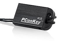 PConKey Winziger USB2.0-Speicherstick "UPD-216.XS", 16 GB, schwarz