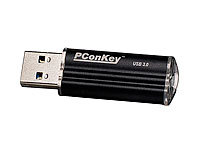 PConKey USB-3.0-Speicherstick UPD-364, 64 GB, Aluminium; USB-Speichersticks 
