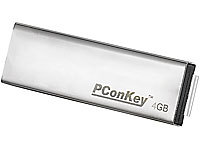 PConKey USB-Speicherstick "Titan Clip" mit Taschenclip, 4 GB