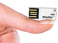 PConKey Super-Slim USB-Speicherstick "wEe Pico" mit 4 GB, wasserdicht