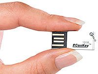 PConKey Super-Slim USB-Speicherstick "wEe Pico" mit 16 GB, wasserdicht