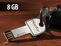 PConKey 8 GB USB-Speicherstick "sticKey", wasserdicht (USB-Stick)