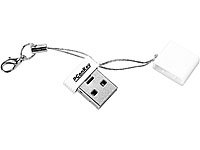 PConKey USB-2.0-Mini-Speicherstick "Square II CL", 32 GB, weiß; USB Speicher Sticks 